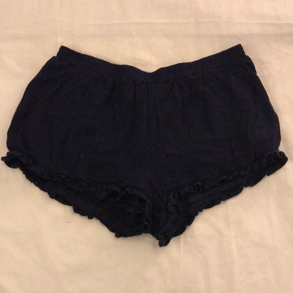 Indigo Rein//Brandy Melville fluffy blue shorts